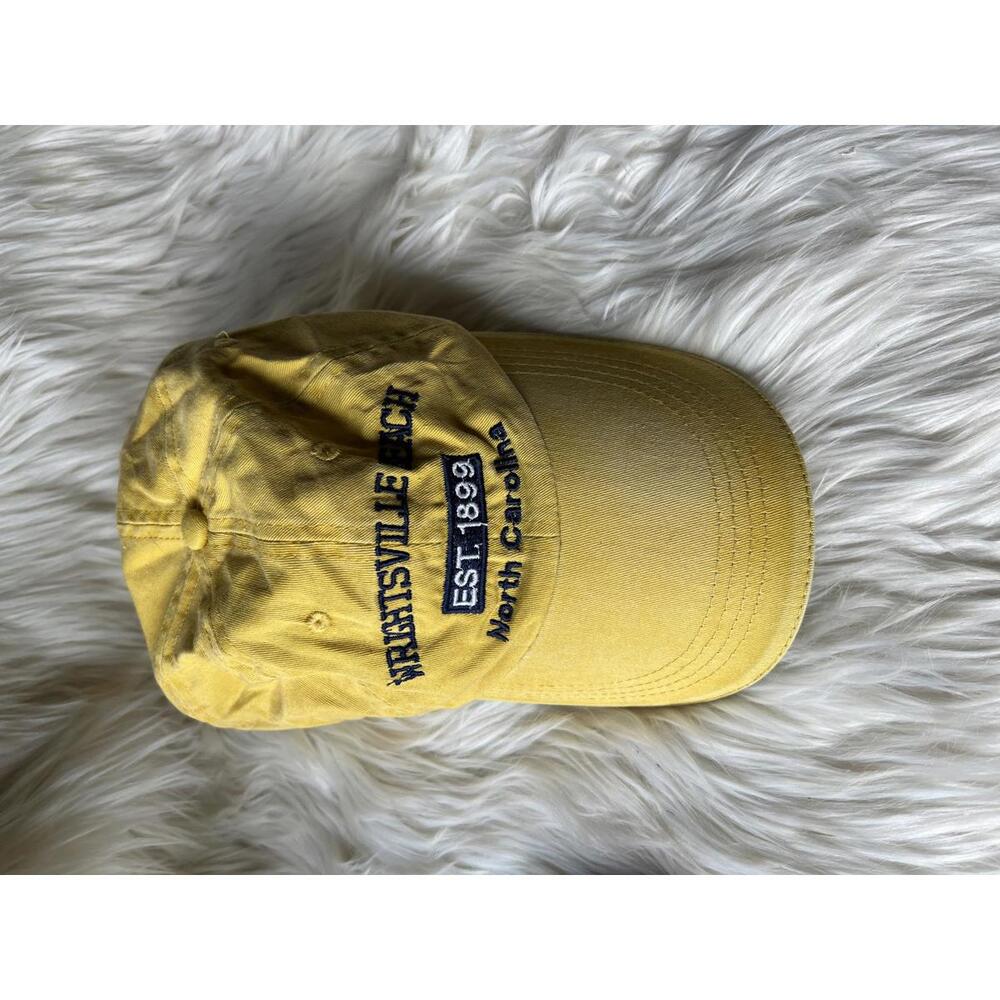 Yellow Wrightsville Beach North Carolina Baseball Cap